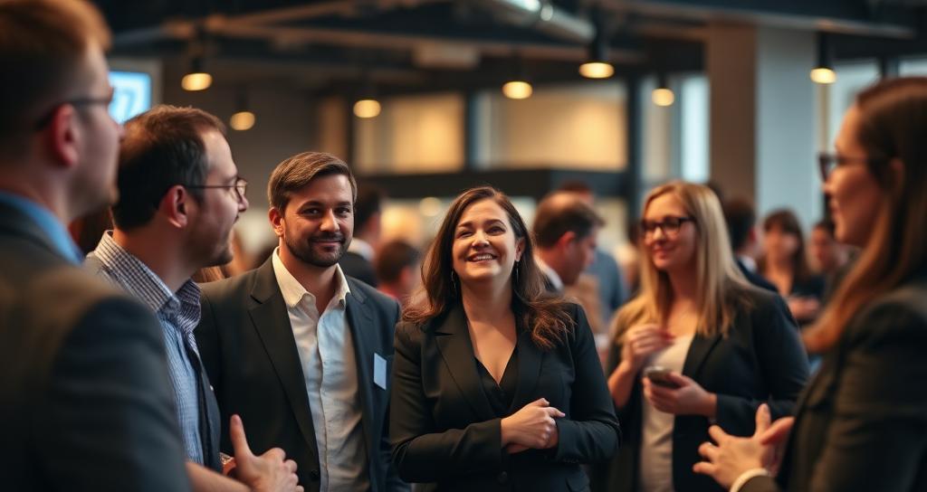 Professional networking event